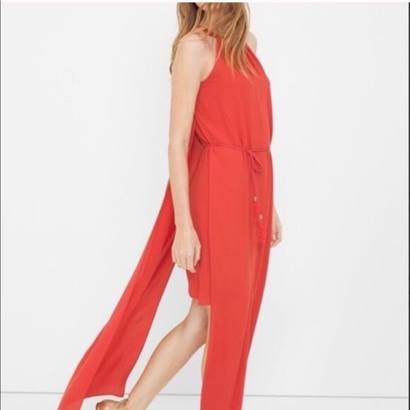 White House Black Market Dress Coral - Picture 5 of 16